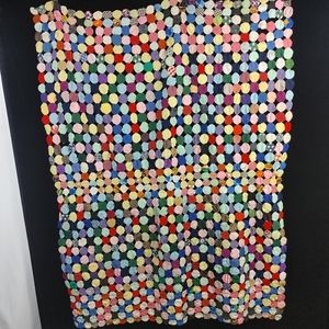 Vintage Handmade Patchwork Quilt Top, Unfinished 4